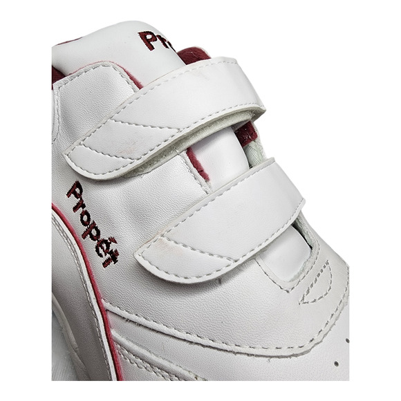 Propet Tour Walker Strap Shoes White/Berry Leather Hook & Loop Women’s Size 10 - Picture 7 of 12